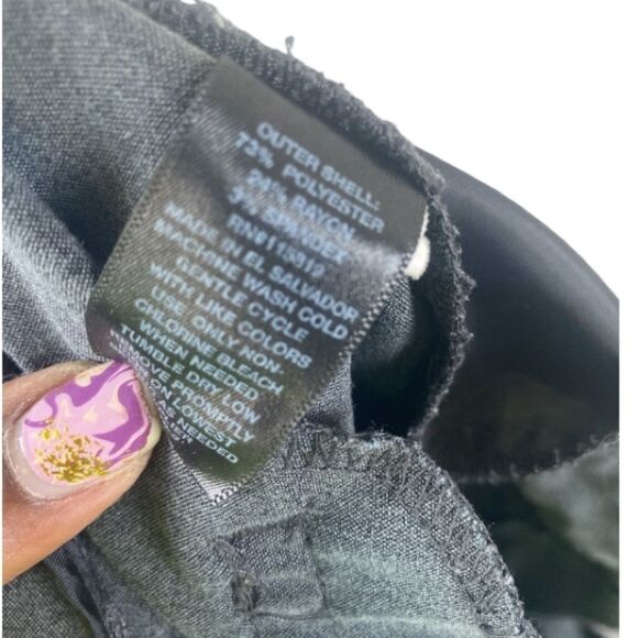 WORTHINGTON petite black trouser pants/ Wms Petite 12P - Picture 2 of 8